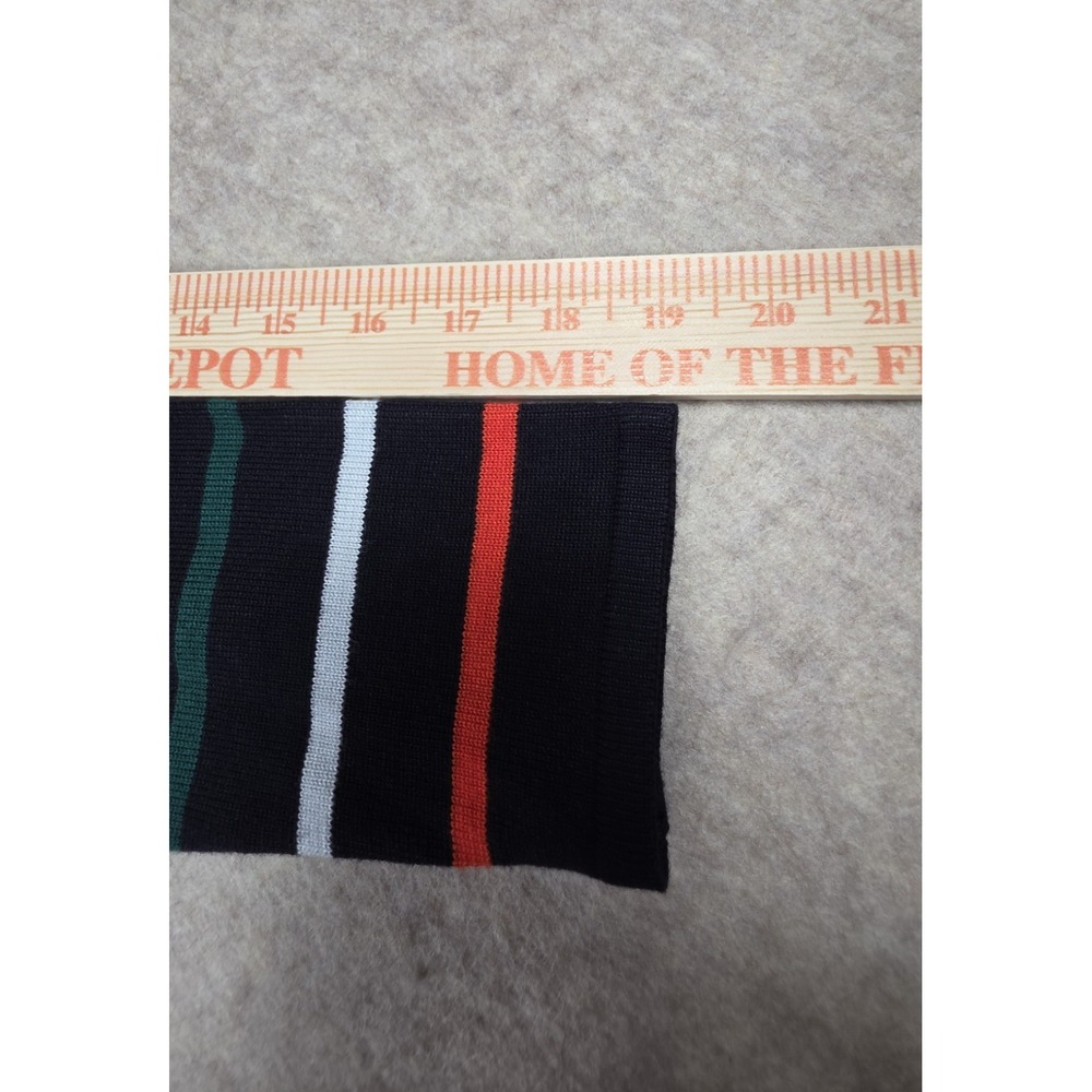 Vince Camuto Sweater Dress Knee Length A-line Stripe Rainbow Stretch XS - Picture 8 of 9